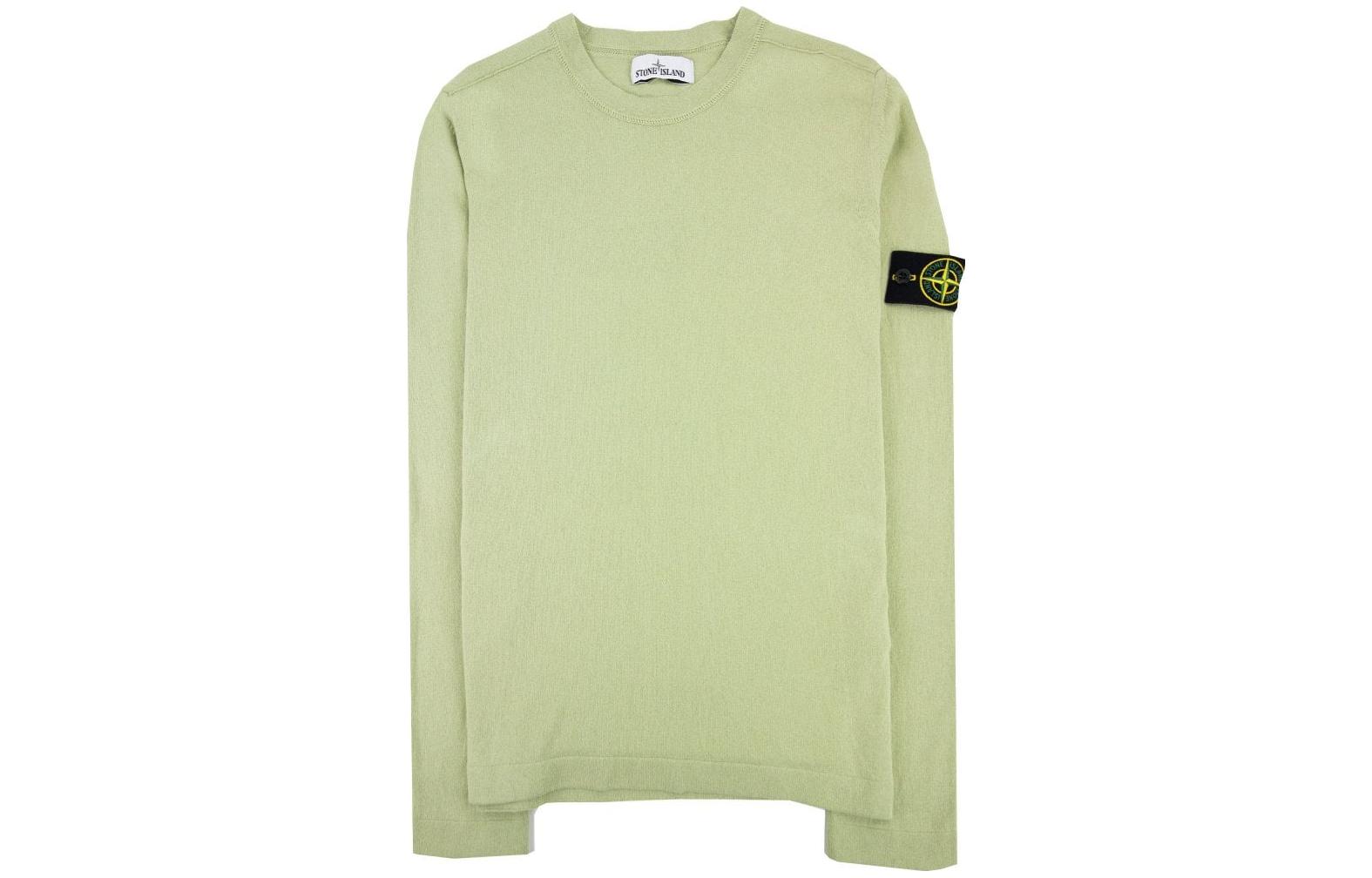 Stone Island Crewneck Pullover Sweatshirt Men’s Light Green 602401012-V0052