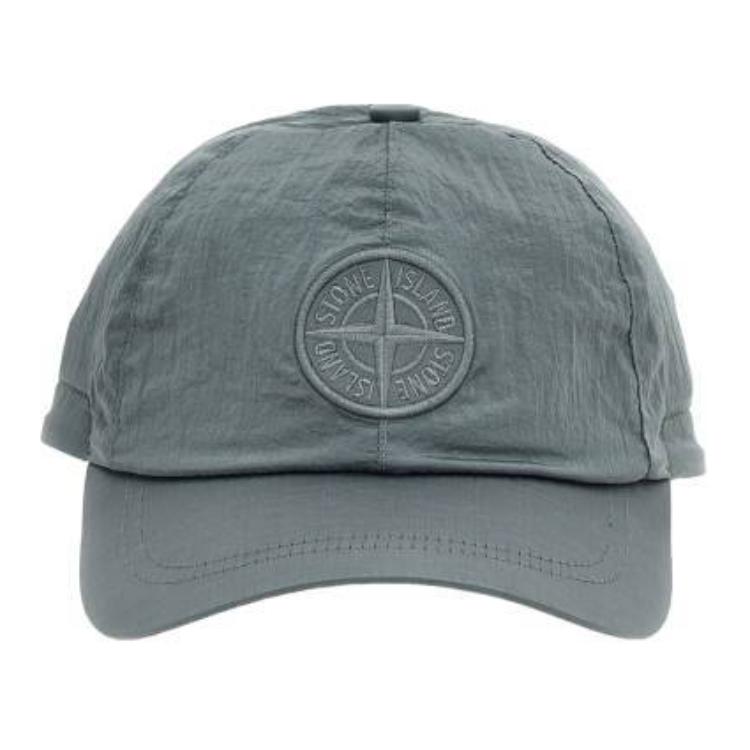 Order Topi Kelabu Stone Island Crinkle Design Nylon Duck Tongue. 811599576V0066