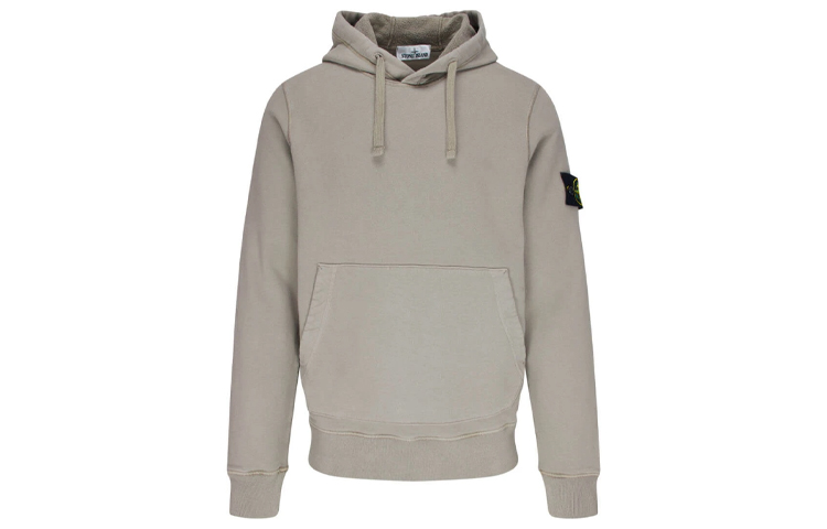 Stone Island Drawstring Pullover Hoodie - Gray 731564120-v0092