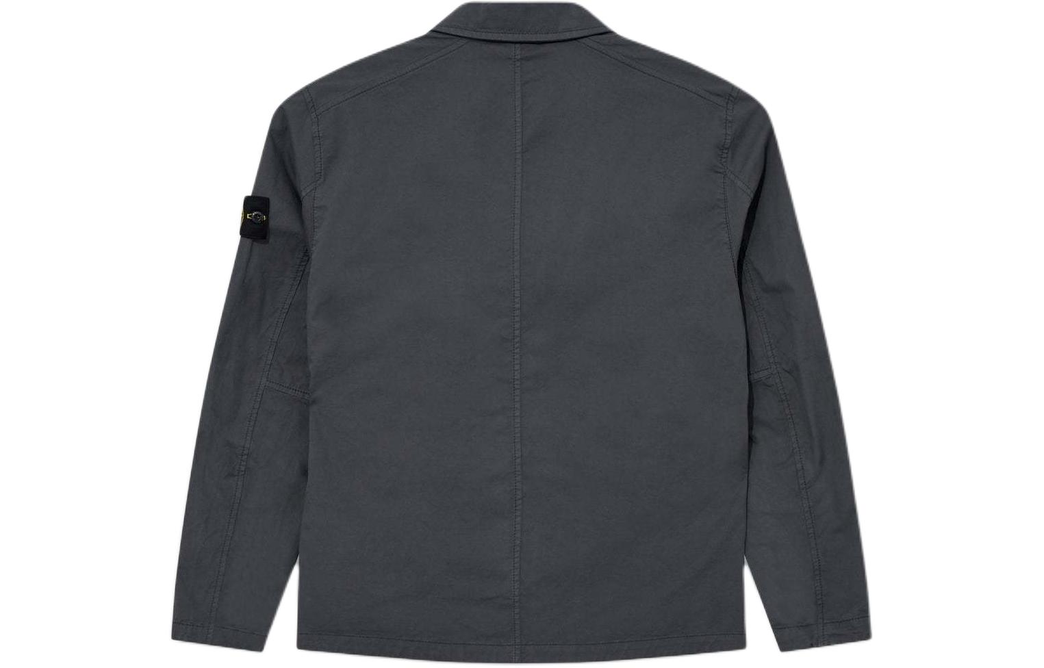 Stone Island Dual-Zip Chest Pocket Long Sleeve Jacket Men’s - Dark Grey 791511010-V0062 圖 3