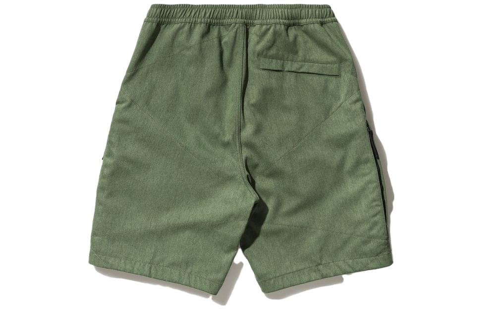 Stone Island Embroidered Compass Logo Olive Green  Casual Shorts. 7715L0102-V0058 圖 3