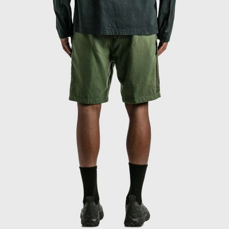 Stone Island Embroidered Compass Logo Olive Green  Casual Shorts. 7715L0102-V0058 圖 5