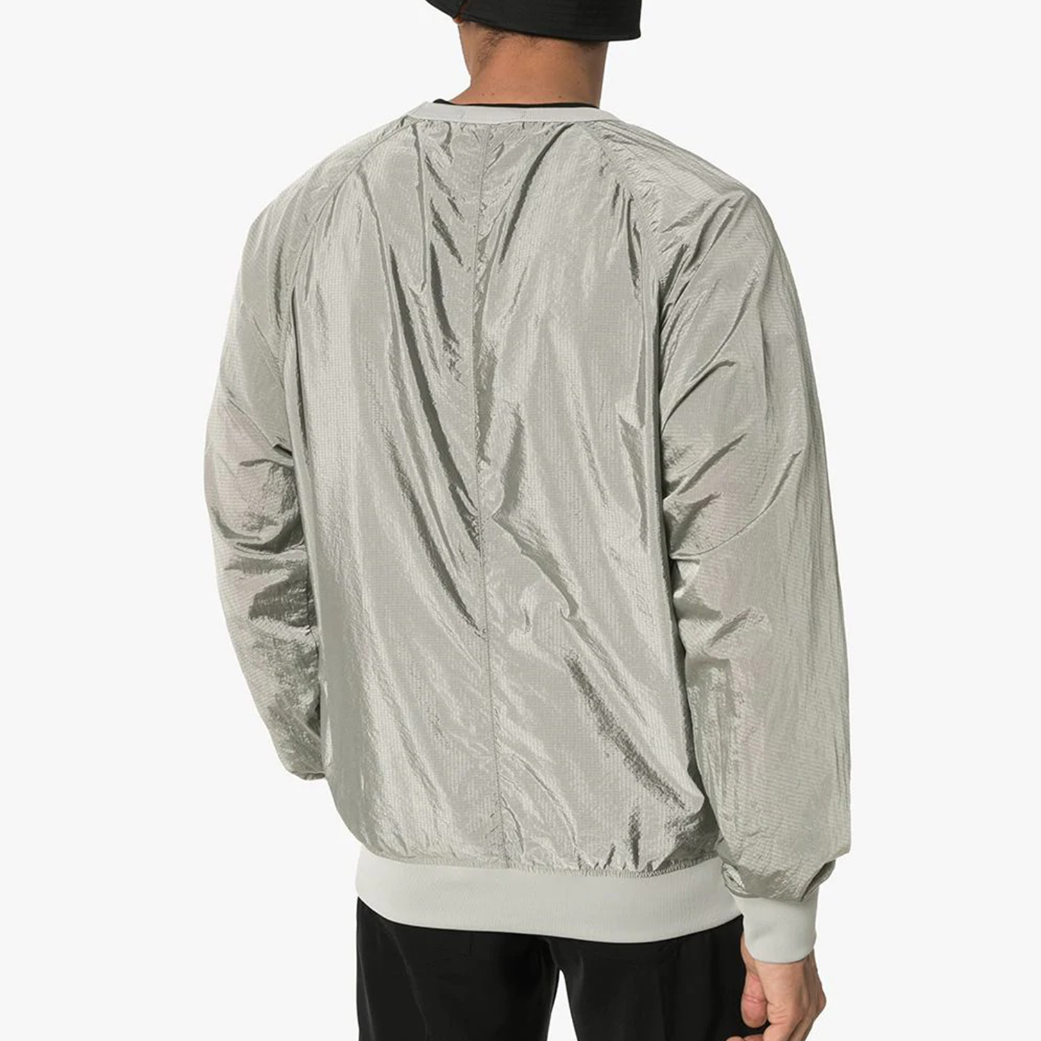 Stone Island Fall Logo Pullover Sweatshirt Metallic Unisex Hip-Hop Style. MO711563036 圖 4