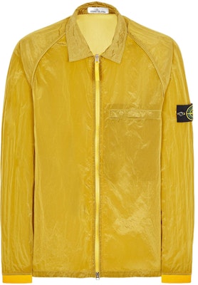 스톤아일랜드 SS22 메탈릭 나일론 셔츠 재킷 옐로우 남성용 761512321-V0030 Buy 스톤아일랜드 SS22 메탈릭 나일론 셔츠 재킷 옐로우 남성용 761512321-V0030