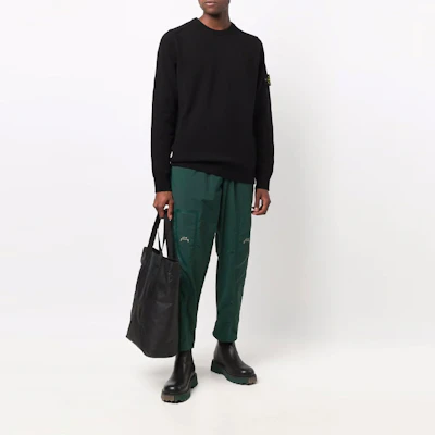 STONE ISLAND FW21 黑色羊毛針織圓領長袖毛衣 7515535A3-V0029 Lookbook STONE ISLAND FW21 黑色羊毛針織圓領長袖毛衣 7515535A3-V0029