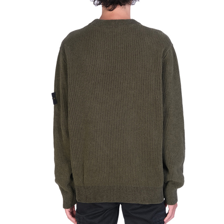 STONE ISLAND FW21  Crewneck Pullover Sweater Military Green 7515555A5-V0055 圖 5