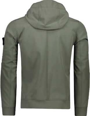 STONE ISLAND FW21 Jaket Hoodie Zip-Up Logo Patch Hijau. 7515Q0122-V0055 Lookbook STONE ISLAND FW21 Jaket Hoodie Zip-Up Logo Patch Hijau. 7515Q0122-V0055