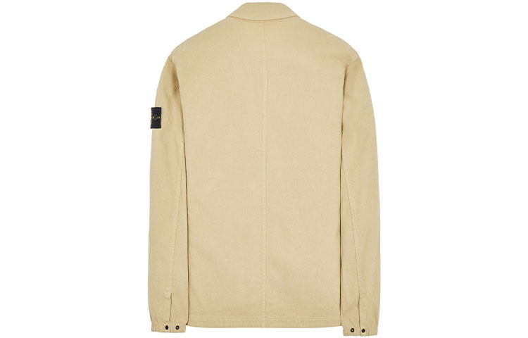 STONE ISLAND FW21  Light Yellow Logo Pocket Collared Casual Jacket 751510704-V0091 圖 3