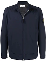 Stone Island FW21 Appliqué Shirt-Style Jacket Blue for Men 751541527-V0020 Stone Island FW21 Appliqué Shirt-Style Jacket Blue for Men 751541527-V0020