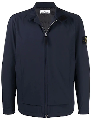 Stone Island FW21 男士藍色徽標襯衫式夾克 751541527-V0020 Buy Stone Island FW21 男士藍色徽標襯衫式夾克 751541527-V0020