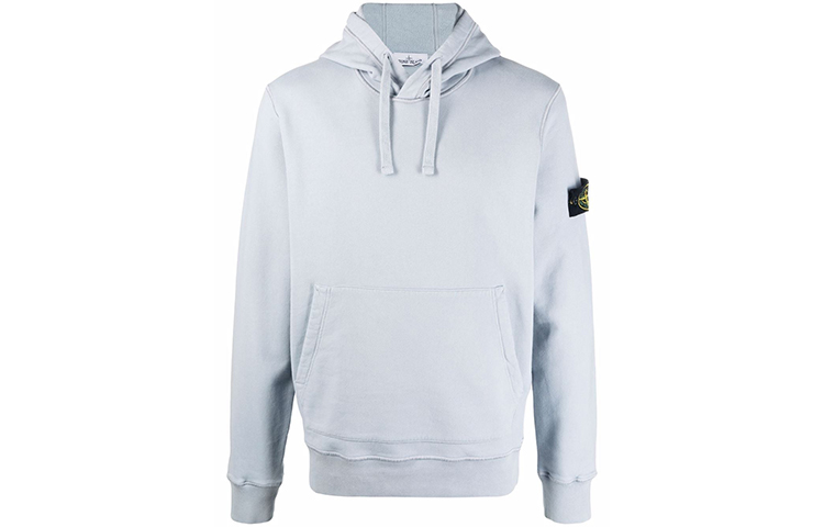 Stone Island FW21 Blue Long Sleeve Hoodie Men 751564120-V0061