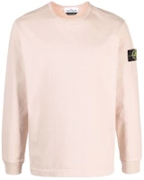 STONE ISLAND FW21 Compass Badge Crewneck Long Sleeve Tee Men’s Light Pink 751564450-V0082 STONE ISLAND FW21 Compass Badge Crewneck Long Sleeve Tee Men’s Light Pink 751564450-V0082