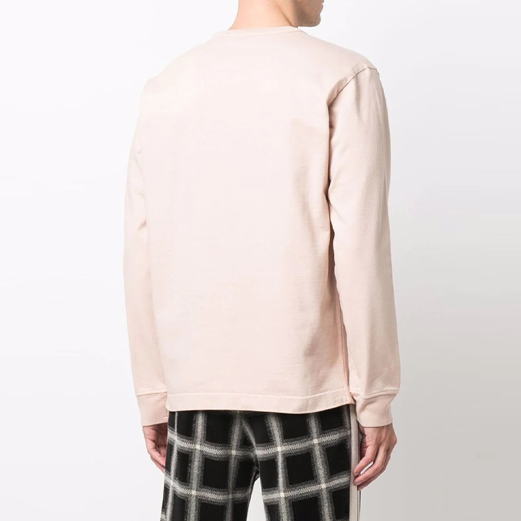 Purchase STONE ISLAND FW21 Baju Lengan Panjang Lelaki Compass Badge Merah Jambu Muda 751564450-V0082