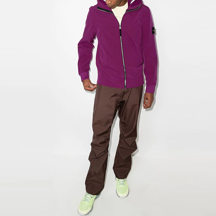 STONE ISLAND FW21 Compass Lightweight Hooded Jacket Purple Mens. 7515Q0122-V0045 圖 3