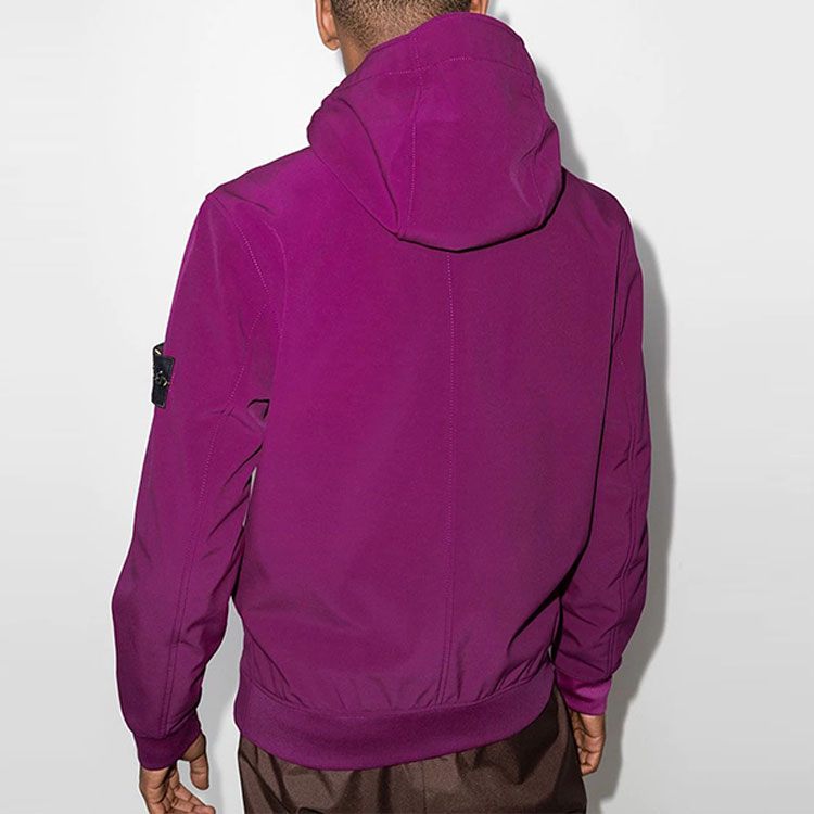 STONE ISLAND FW21 Compass Lightweight Hooded Jacket Purple Mens. 7515Q0122-V0045 圖 4