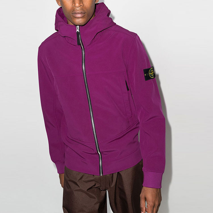 STONE ISLAND FW21 Compass Lightweight Hooded Jacket Purple Mens. 7515Q0122-V0045 圖 5