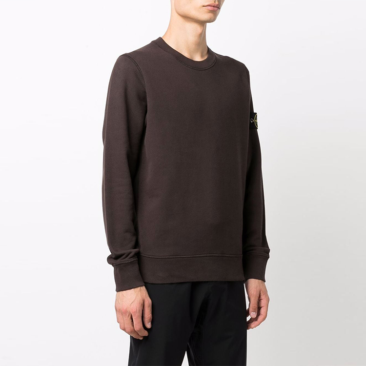 Stone Island FW21 Compass Logo Crewneck Sweatshirt Brown 751563020-V0070 圖 4