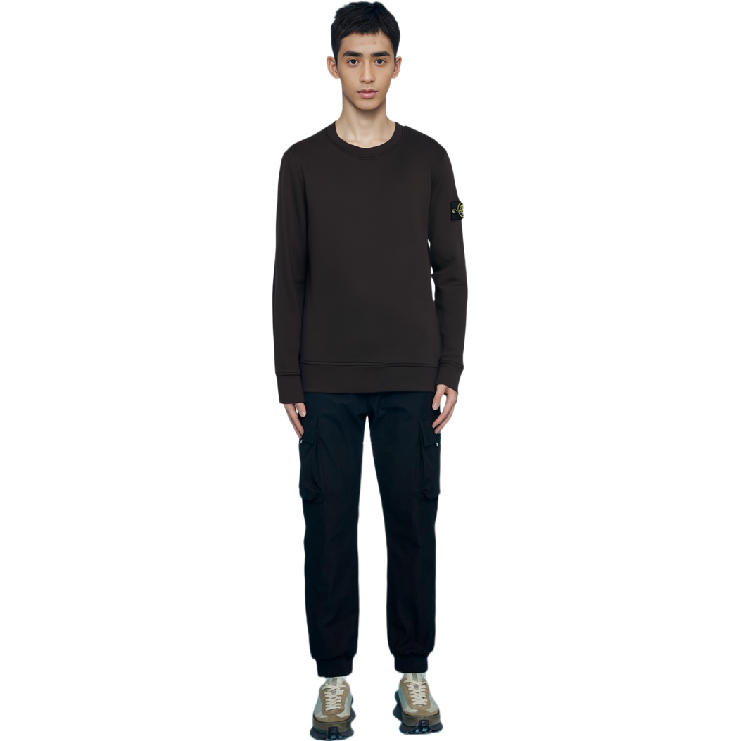 Stone Island FW21 Compass Logo Crewneck Sweatshirt Brown 751563020-V0070 圖 8
