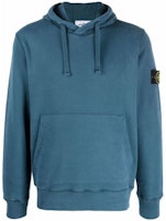 STONE ISLAND FW21 Compass Logo Hoodie Men’s Lagoon Blue. 751564120-V0023 STONE ISLAND FW21 Compass Logo Hoodie Men’s Lagoon Blue. 751564120-V0023