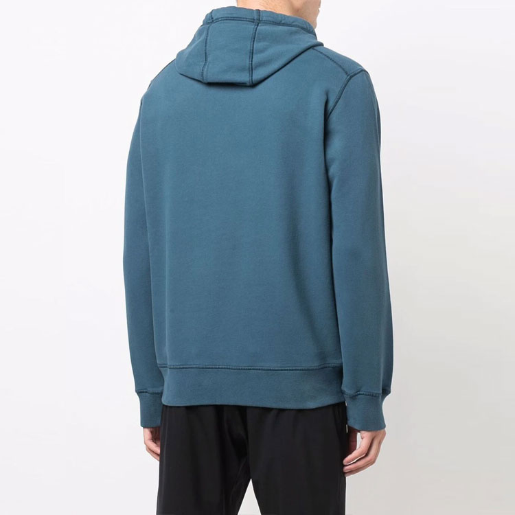 Purchase Sudadera con capucha STONE ISLAND FW21 Logo Brújula Hombre Azul Laguna. 751564120-V0023