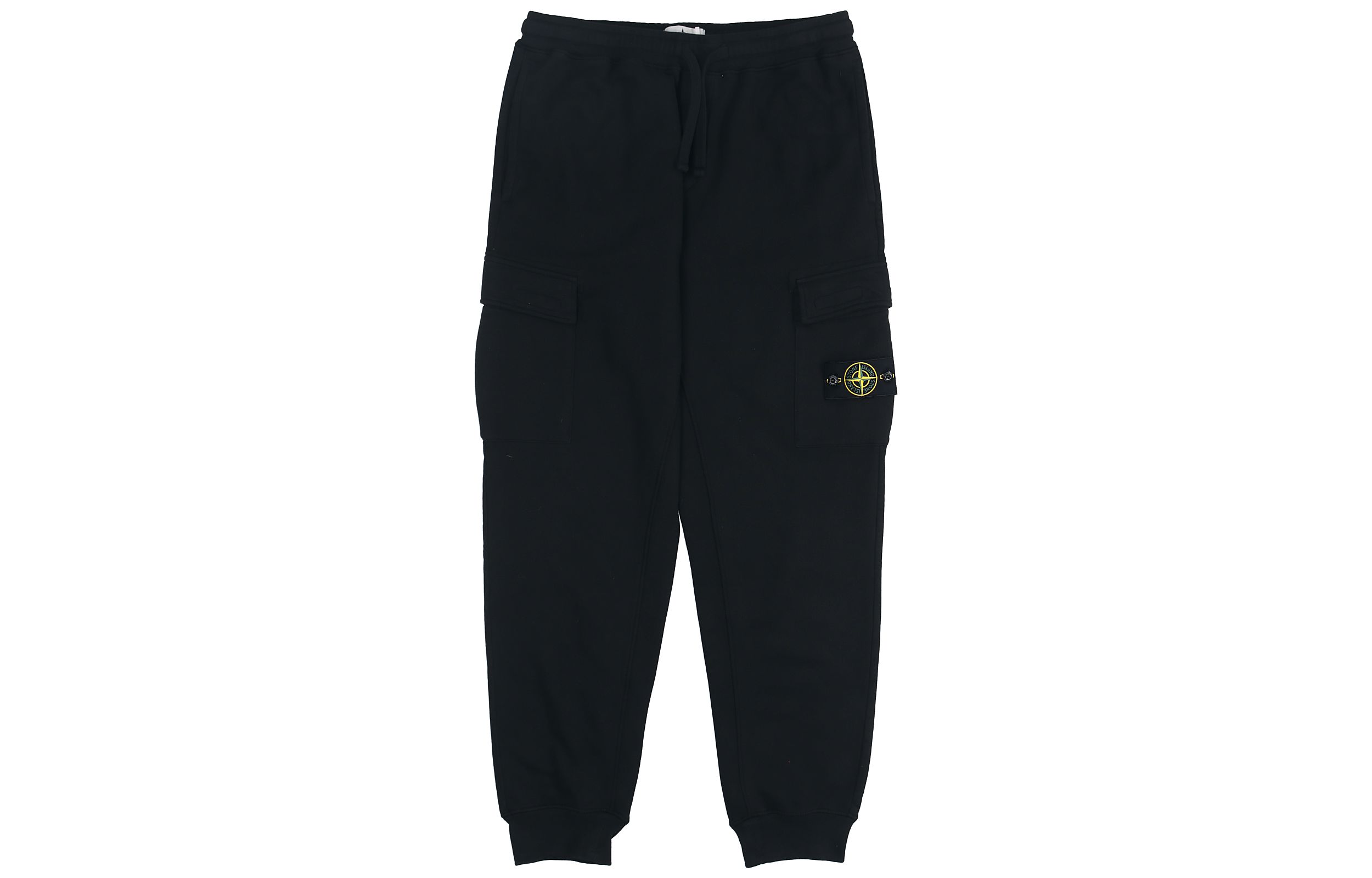 Stone Island FW21 Compass Logo Knit Sweatpants Men’s Black 751565220-V0029