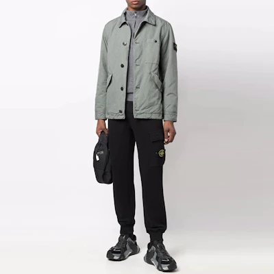 스톤 아일랜드 FW21 컴패스 로고 니트 스웻팬츠 남성 블랙 751565220-V0029 Shop 스톤 아일랜드 FW21 컴패스 로고 니트 스웻팬츠 남성 블랙 751565220-V0029