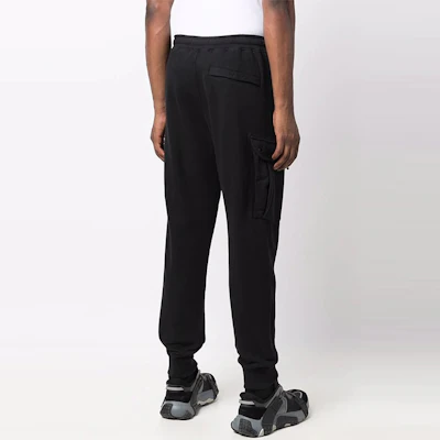 스톤 아일랜드 FW21 컴패스 로고 니트 스웻팬츠 남성 블랙 751565220-V0029 Details for 스톤 아일랜드 FW21 컴패스 로고 니트 스웻팬츠 남성 블랙 751565220-V0029