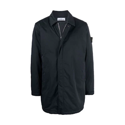 Stone Island FW21 Compass Logo Patch Long Sleeve Jacket Black 751544346-V0020