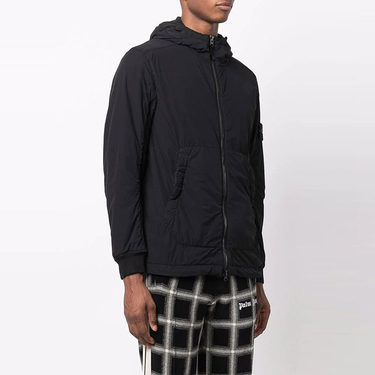 Purchase Stone Island FW21 罗盘标志黑色军装夹克外套 751543032-V0029