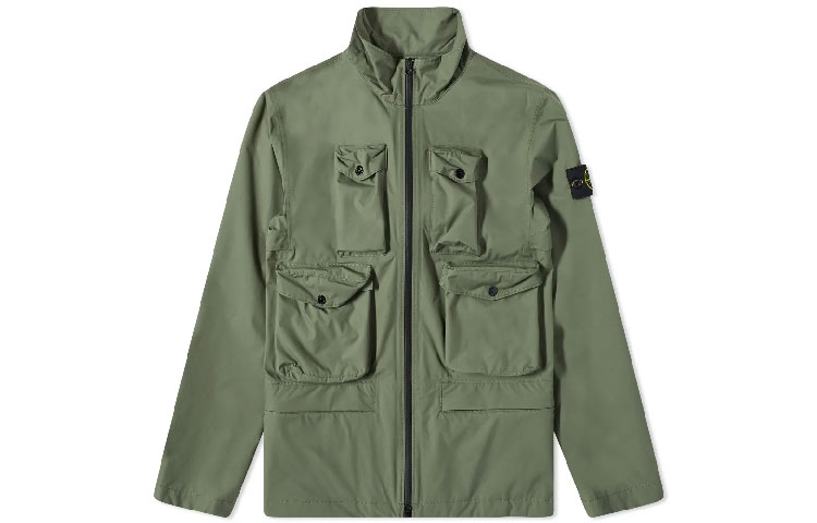 STONE ISLAND FW21 GORE-TEX Green Ripstop Packable Jacket 751540430-V0055