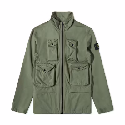 STONE ISLAND FW21 GORE-TEX Green Ripstop Packable Jacket 751540430-V0055