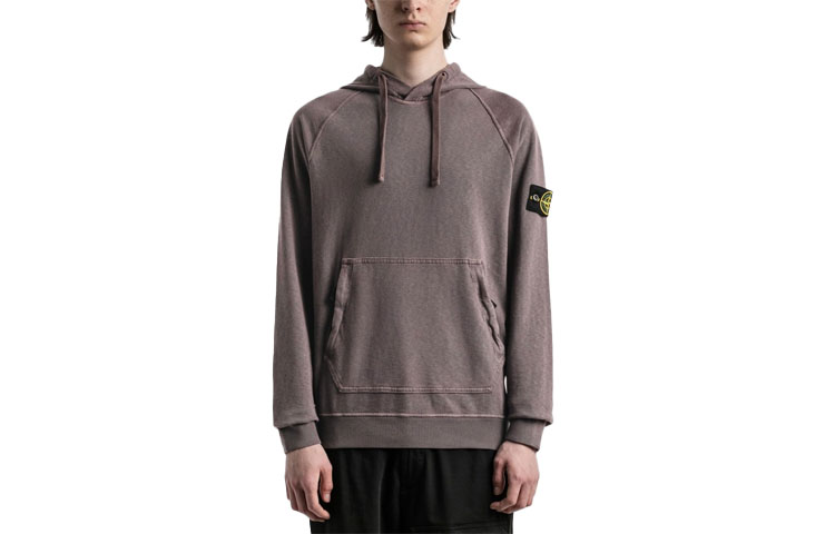 STONE ISLAND FW21 Grey Badge Logo Hoodie Men’s Long Sleeve Sweatshirt 741563860-V0163 圖 2