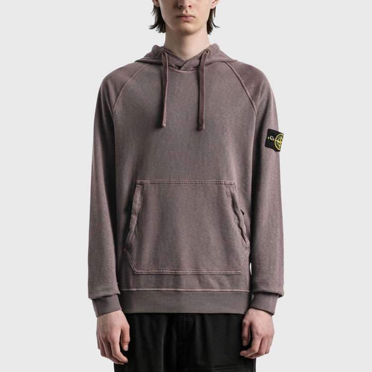 STONE ISLAND FW21 Grey Badge Logo Hoodie Men’s Long Sleeve Sweatshirt 741563860-V0163 圖 4