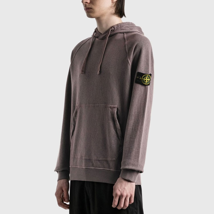 STONE ISLAND FW21 Grey Badge Logo Hoodie Men’s Long Sleeve Sweatshirt 741563860-V0163 圖 6