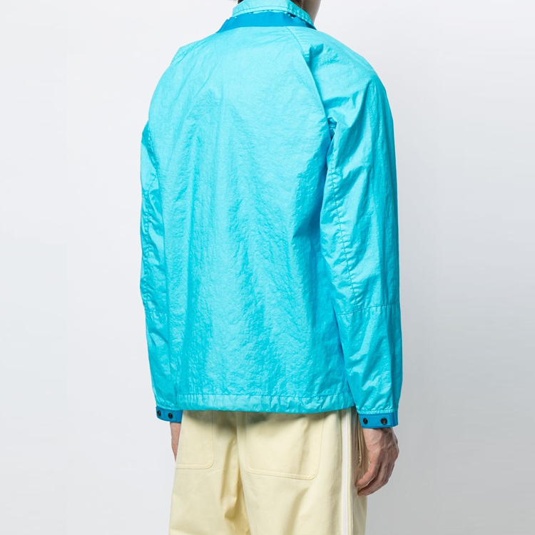 STONE ISLAND FW21 Lightweight Logo Patch Jacket Blue Menswear. 741540323-V0042 圖 4