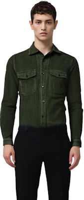 STONE ISLAND FW21 Logo Cotton Pocket Long Sleeve Shirt Military Green Men 751512111-V0055 Purchase STONE ISLAND FW21 Logo Cotton Pocket Long Sleeve Shirt Military Green Men 751512111-V0055