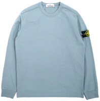 STONE ISLAND FW21 Logo Patch Cotton Sweatshirt Men’s Blue 741564450-V0046 STONE ISLAND FW21 Logo Patch Cotton Sweatshirt Men’s Blue 741564450-V0046