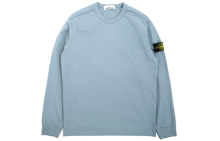 Order STONE ISLAND FW21 標誌補丁純棉衛衣 男款 藍色 741564450-V0046