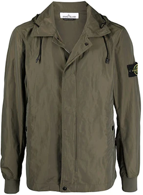 Stone Island FW21 徽章連帽襯衫外套 綠色 741541022-V0058 Buy Stone Island FW21 徽章連帽襯衫外套 綠色 741541022-V0058