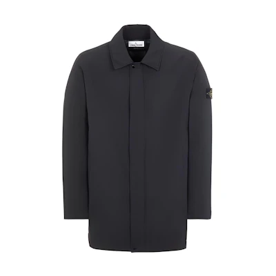 Stone Island FW21 Logo Patch Long Sleeve Jacket Black 751541327-V0029