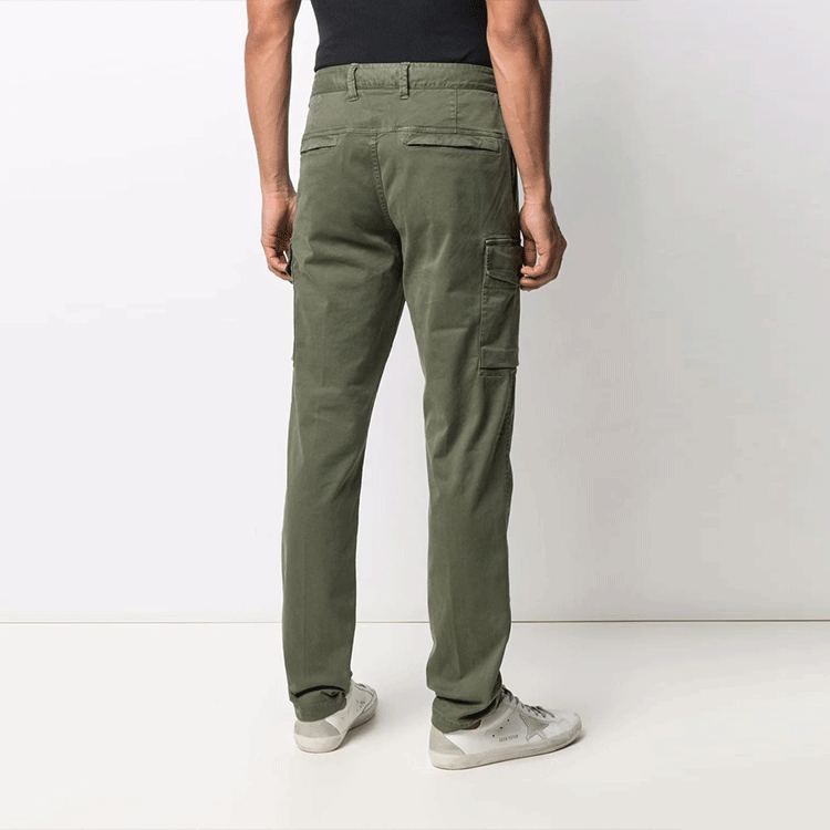 STONE ISLAND FW21 Logo Patch Multi-Pocket Straight Pants  Casual Wear 7515318L1-V0155 圖 4