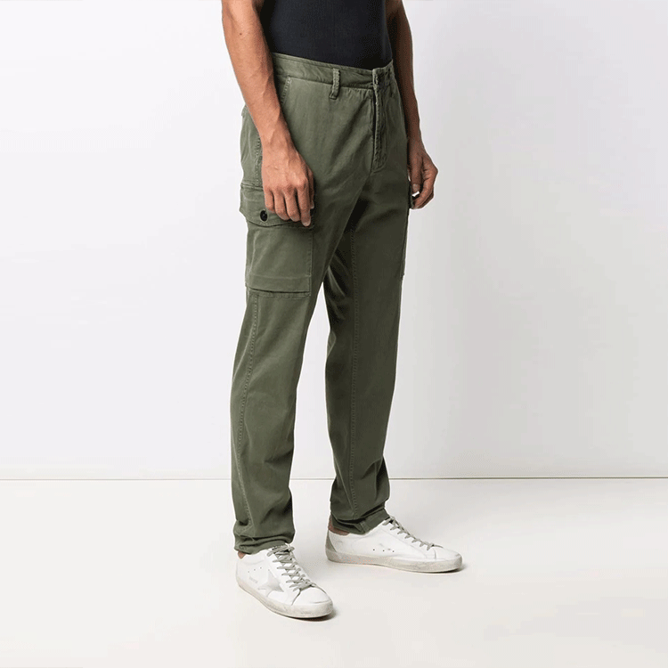 STONE ISLAND FW21 Logo Patch Multi-Pocket Straight Pants  Casual Wear 7515318L1-V0155 圖 5