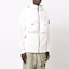 Shop Stone Island FW21 Logo Patch Sherpa Fleece Hooded Jacket White Men’s Outerwear 751560134-V0001