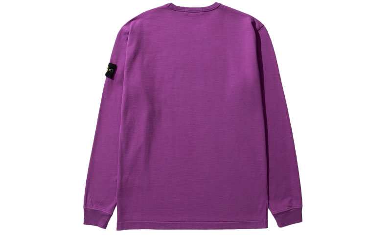 Lookbook STONE ISLAND FW21 標誌袖口紫紅色長袖衛衣 741564450-V0045