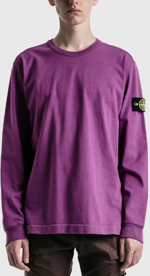 STONE ISLAND FW21 標誌袖口紫紅色長袖衛衣 741564450-V0045 Purchase STONE ISLAND FW21 標誌袖口紫紅色長袖衛衣 741564450-V0045