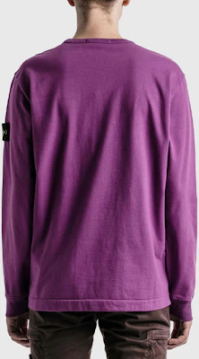 STONE ISLAND FW21 標誌袖口紫紅色長袖衛衣 741564450-V0045 Details for STONE ISLAND FW21 標誌袖口紫紅色長袖衛衣 741564450-V0045