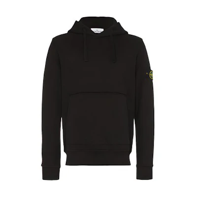 Stone Island FW21 Minimal Logo Patch Sweatshirt Black 751564120-V0029