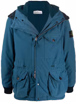 Stone Island FW21 Multi-Pocket Solid Color Hooded Jacket Men’s Blue 751541131-V0023 Stone Island FW21 Multi-Pocket Solid Color Hooded Jacket Men’s Blue 751541131-V0023