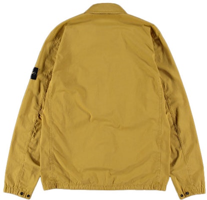 ストーンアイランド FW21 パッチシャツジャケット イエロー メンズ 7515113WN-V0198 Lookbook ストーンアイランド FW21 パッチシャツジャケット イエロー メンズ 7515113WN-V0198