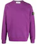 Buy Stone Island FW21 Crewneck Ungu Pria - Desain Patch Warna Solid. 751563020-V0045